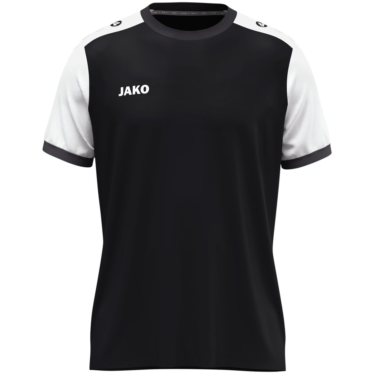 JAKO Shirt Dynamic KM 4270 Zwart Wit Antraciet | Onlinesportkleding.nl | JAKO | Bedrukking mogelijk 