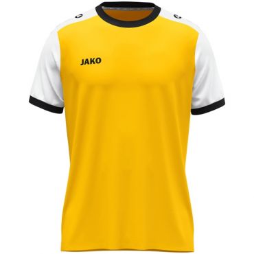 JAKO Shirt Dynamic KM 4270 Geel Wit Zwart | Onlinesportkleding.nl | JAKO | Bedrukking mogelijk