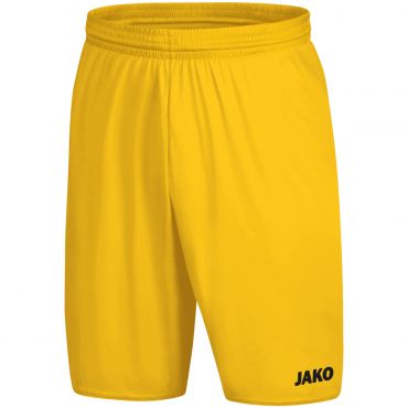 JAKO Short Manchester 2.0 4400 Donkergeel | Onlinesportkleding | Bedrukking mogelijk