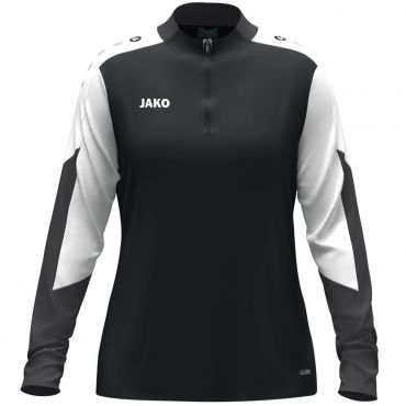 JAKO Ziptop 8670D Zwart Wit Antraciet| Onlinesportkleding | Bedrukking mogelijk